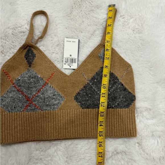 POLO RALPH LAUREN
Argyle Wool-Cashmere-Blend
Bralette Sz : M - Picture 8 of 12
